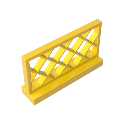 Gobricks,Fence 1 x 4 x 2,3185