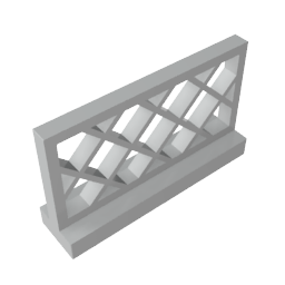 Gobricks,Fence 1 x 4 x 2,3185