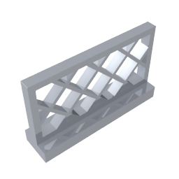 Gobricks,Fence 1 x 4 x 2,3185