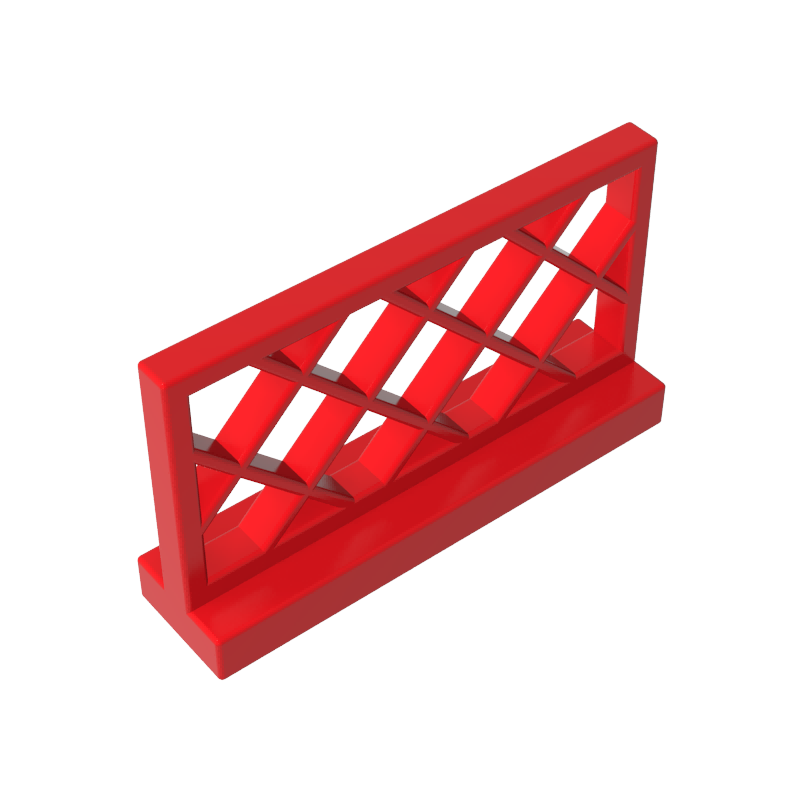 Gobricks,Fence 1 x 4 x 2,3185