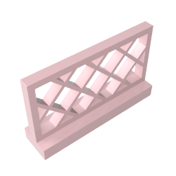 Gobricks,Fence 1 x 4 x 2,3185