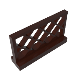 Gobricks,Fence 1 x 4 x 2,3185