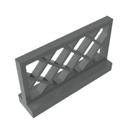 Gobricks,Fence 1 x 4 x 2,3185