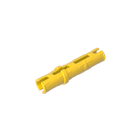 Gobricks,Technic Pin Long with Friction Ridges Lengthwise, 2 Center Slots,6558