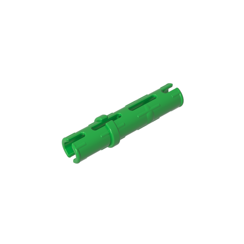 Gobricks,Technic Pin Long with Friction Ridges Lengthwise, 2 Center Slots,6558