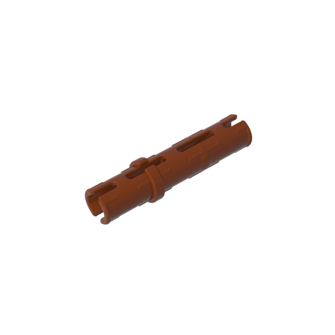 Gobricks,Technic Pin Long with Friction Ridges Lengthwise, 2 Center Slots,6558