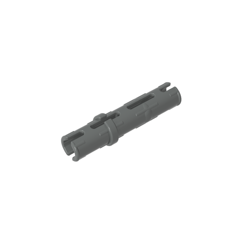 Gobricks,Technic Pin Long with Friction Ridges Lengthwise, 2 Center Slots,6558