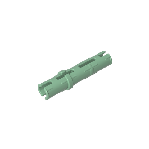 Gobricks,Technic Pin Long with Friction Ridges Lengthwise, 2 Center Slots,6558