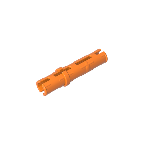 Gobricks,Technic Pin Long with Friction Ridges Lengthwise, 2 Center Slots,6558
