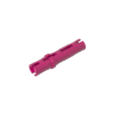 Gobricks,Technic Pin Long with Friction Ridges Lengthwise, 2 Center Slots,6558