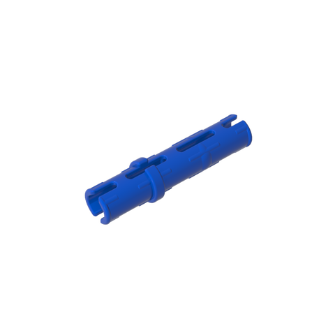 Gobricks,Technic Pin Long with Friction Ridges Lengthwise, 2 Center Slots,6558
