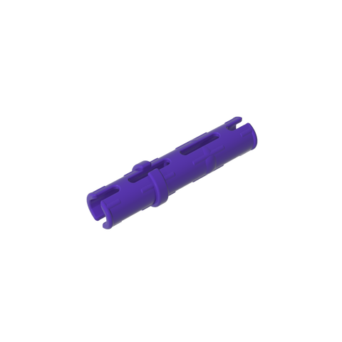 Gobricks,Technic Pin Long with Friction Ridges Lengthwise, 2 Center Slots,6558