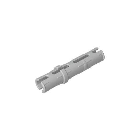 Gobricks,Technic Pin Long with Friction Ridges Lengthwise, 2 Center Slots,6558