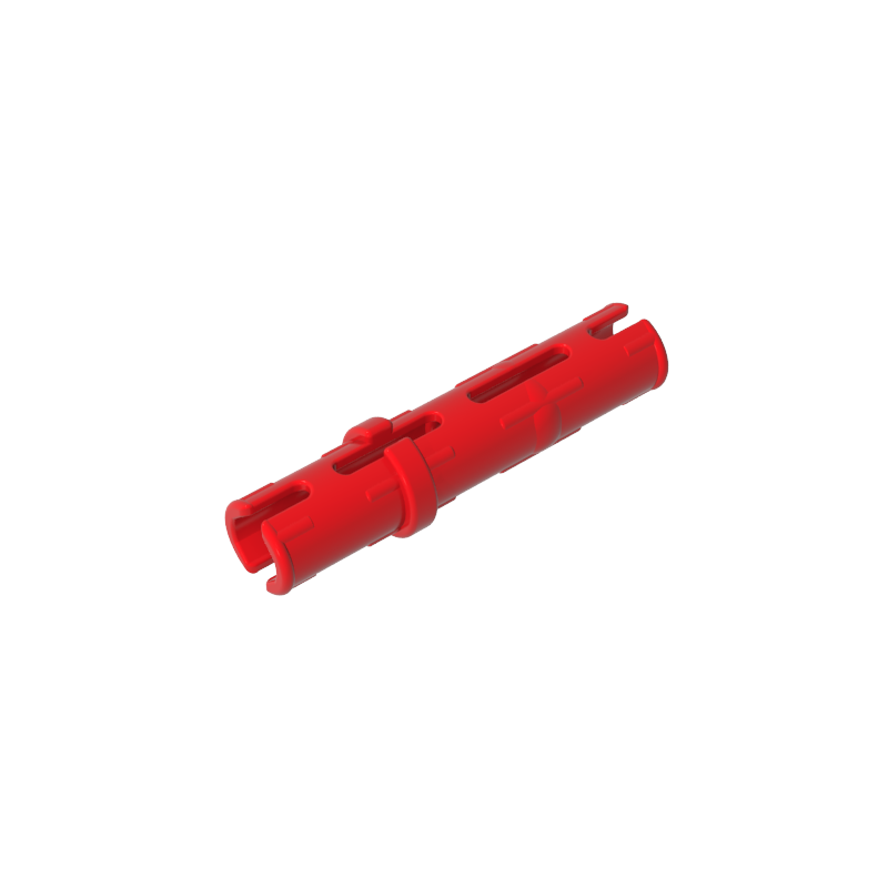 Gobricks,Technic Pin Long with Friction Ridges Lengthwise, 2 Center Slots,6558