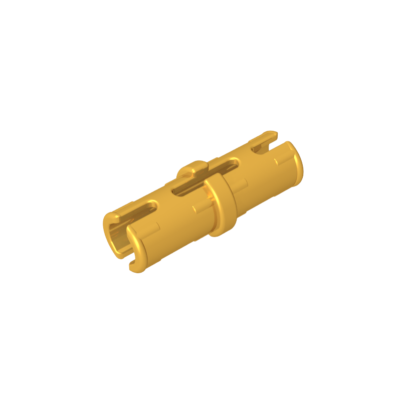 Gobricks,Technic Pin with Friction Ridges Lengthwise and Center Slots,2780