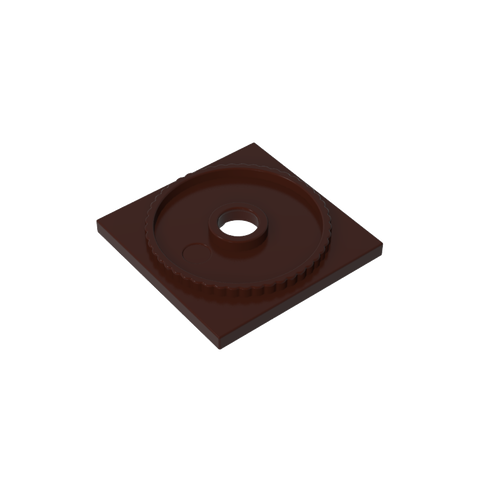 Gobricks,Turntable 4 x 4 Square Base, Locking,61485