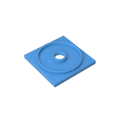 Gobricks,Turntable 4 x 4 Square Base, Locking,61485
