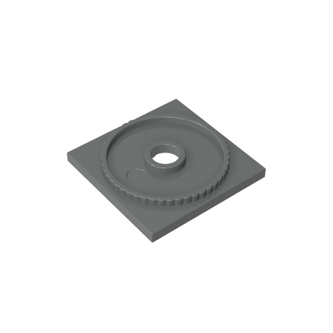 Gobricks,Turntable 4 x 4 Square Base, Locking,61485