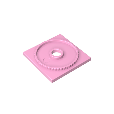 Gobricks,Turntable 4 x 4 Square Base, Locking,61485