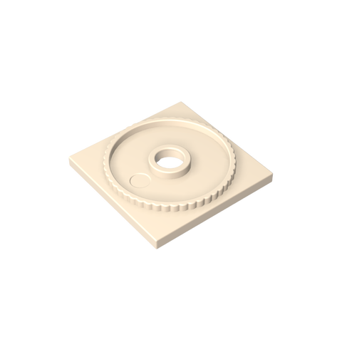 Gobricks,Turntable 4 x 4 Square Base, Locking,61485