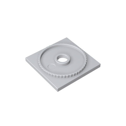 Gobricks,Turntable 4 x 4 Square Base, Locking,61485