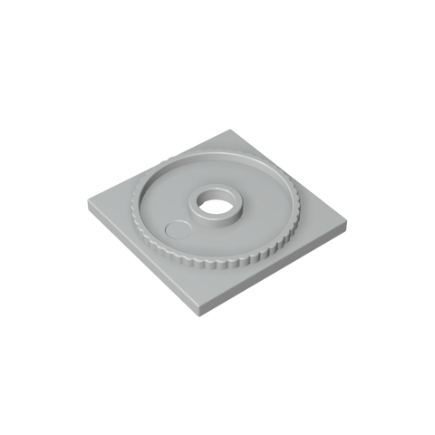Gobricks,Turntable 4 x 4 Square Base, Locking,61485
