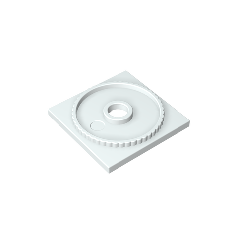 Gobricks,Turntable 4 x 4 Square Base, Locking,61485