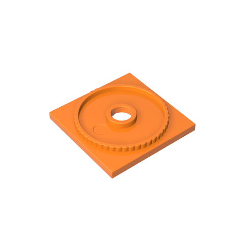 Gobricks,Turntable 4 x 4 Square Base, Locking,61485