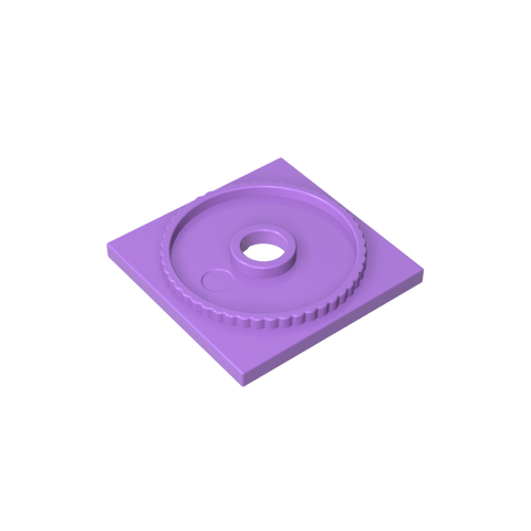 Gobricks,Turntable 4 x 4 Square Base, Locking,61485