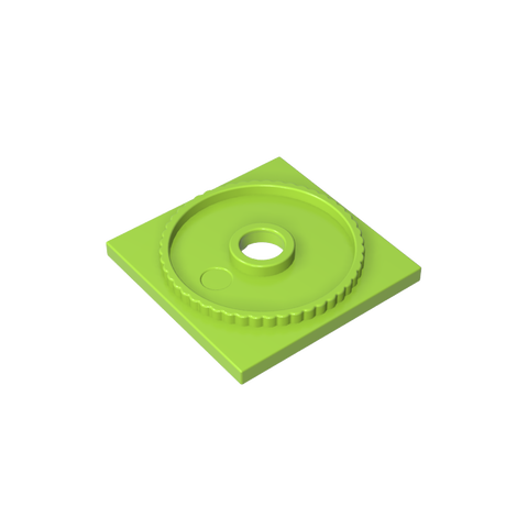 Gobricks,Turntable 4 x 4 Square Base, Locking,61485