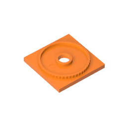 Turntable 4 x 4 Square Base,61485