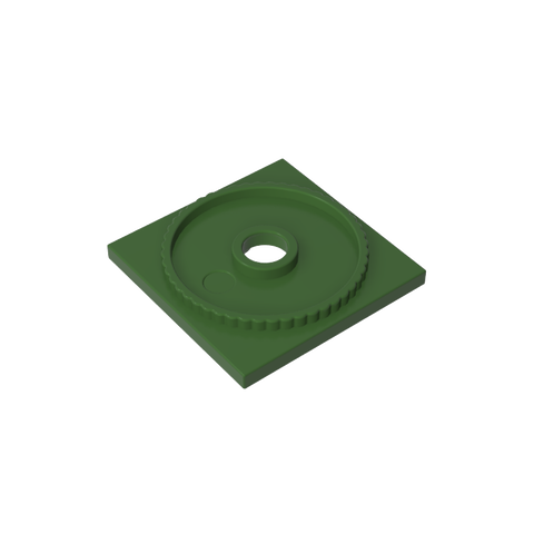Gobricks,Turntable 4 x 4 Square Base, Locking,61485