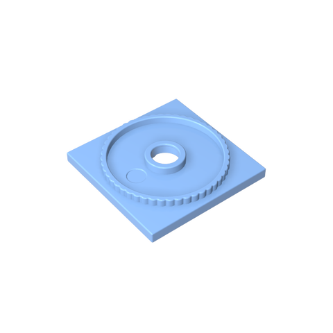 Gobricks,Turntable 4 x 4 Square Base, Locking,61485