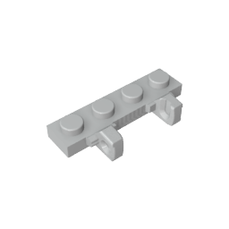 Hinge Plate 1 x 4 Locking Dual 1 Finger,44568