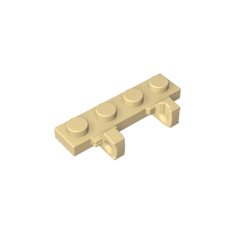 Gobricks,Hinge Plate 1 x 4 Locking Dual 1 Finger,44568,51483