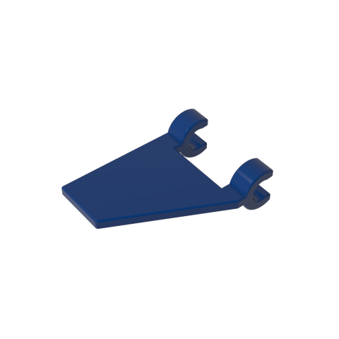 Gobricks,Flag 2 x 2 Trapezoid with 2 Clips [Thick U Clips],44676,80324
