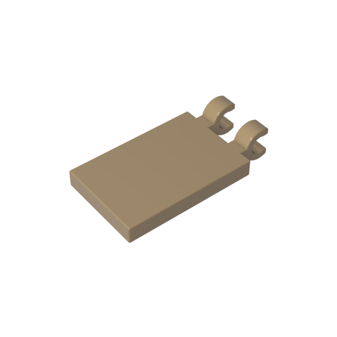Gobricks,Tile Special 2 x 3 with 2 Clips [Angled Clips],30350,30350a,30350b,30350c,65886,52809