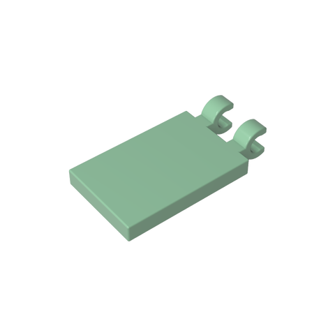 Gobricks,Tile Special 2 x 3 with 2 Clips [Angled Clips],30350,30350a,30350b,30350c,65886,52809