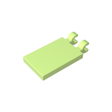 Gobricks,Tile Special 2 x 3 with 2 Clips [Angled Clips],30350,30350a,30350b,30350c,65886,52809