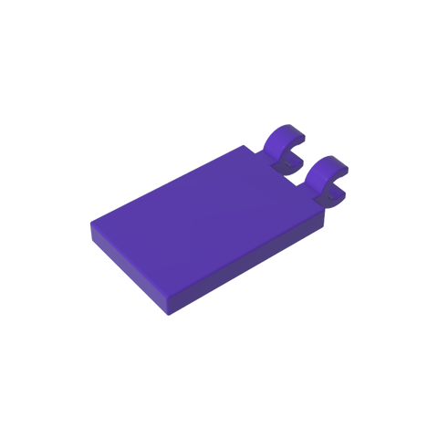 Gobricks,Tile Special 2 x 3 with 2 Clips [Angled Clips],30350,30350a,30350b,30350c,65886,52809