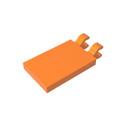 Tile Special 2 x 3 with 2 Clips [Angled Clips],30350