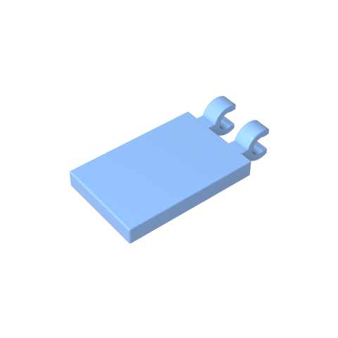 Gobricks,Tile Special 2 x 3 with 2 Clips [Angled Clips],30350,30350a,30350b,30350c,65886,52809