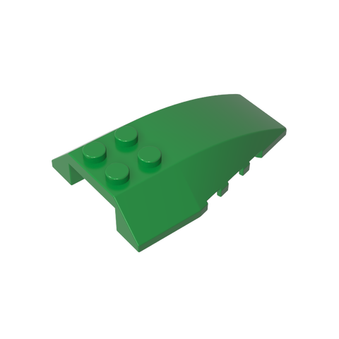 Gobricks,Wedge Curved 6 x 4 Triple,43712
