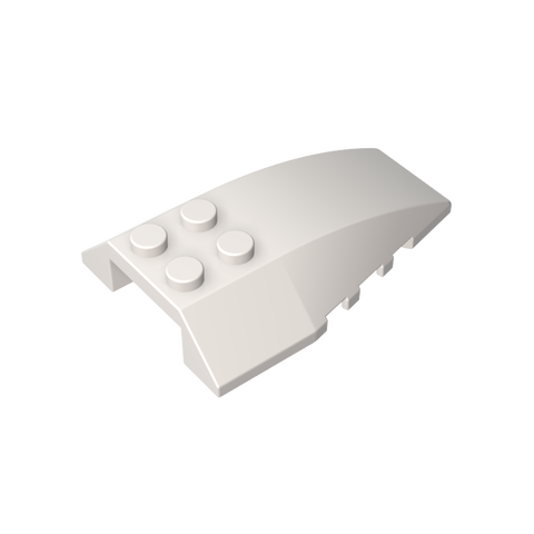 Gobricks,Wedge Curved 6 x 4 Triple,43712