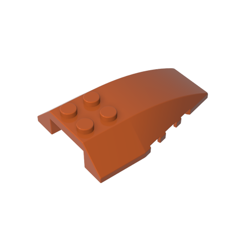 Gobricks,Wedge Curved 6 x 4 Triple,43712