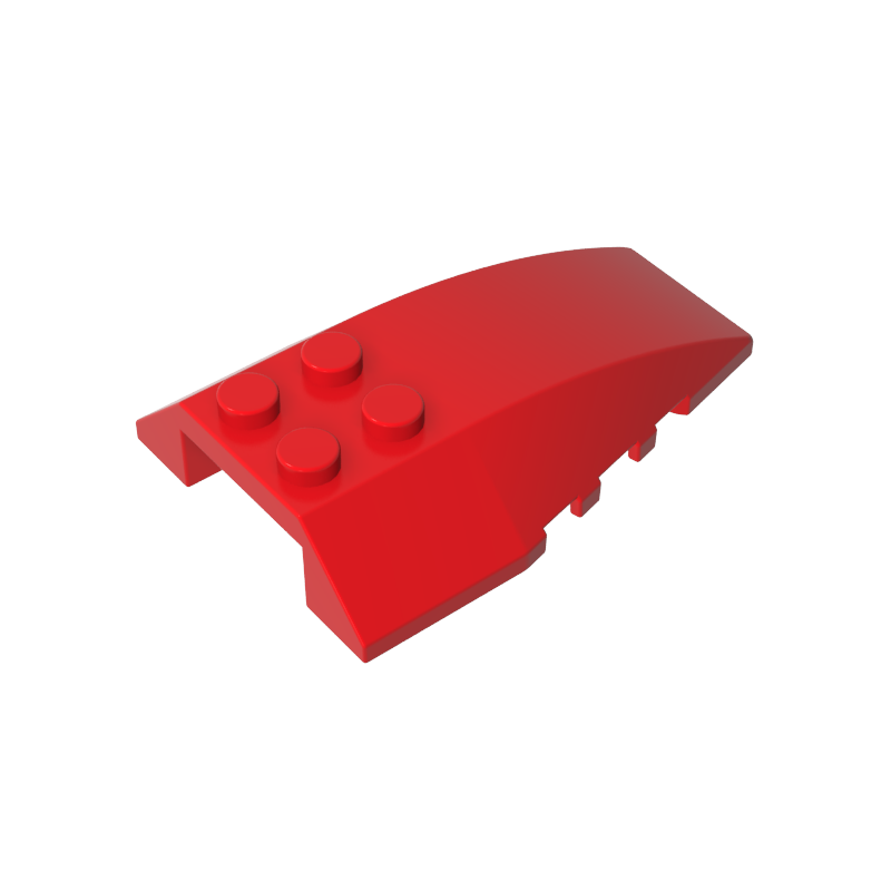 Gobricks,Wedge Curved 6 x 4 Triple,43712