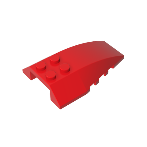 Gobricks,Wedge Curved 6 x 4 Triple,43712