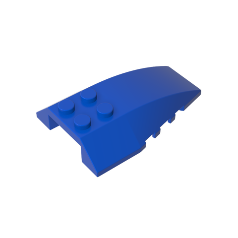 Gobricks,Wedge Curved 6 x 4 Triple,43712