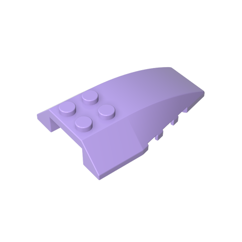 Gobricks,Wedge Curved 6 x 4 Triple,43712