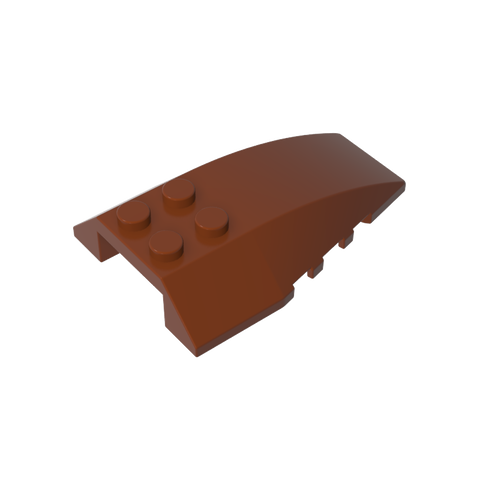Gobricks,Wedge Curved 6 x 4 Triple,43712